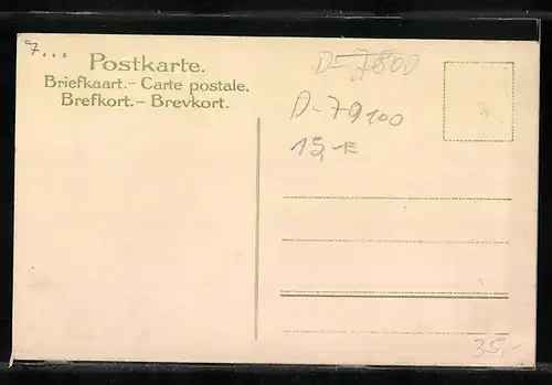 Lithographie Frauen in Schwarzwälder Trachten