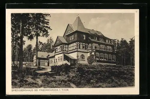 AK Friedrichroda i. Thür., Gasthof Spiessberghaus