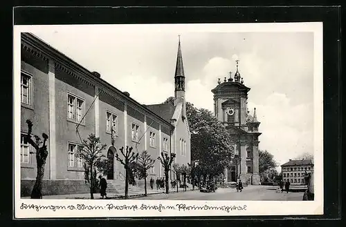 AK Kitzingen a. Main, Protest. Kirche mit Pfründnerspital