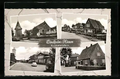 AK Lindholm-Risum, Strassenpartie, Kirche