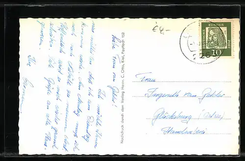 AK Lindholm-Risum, Strassenpartie, Kirche