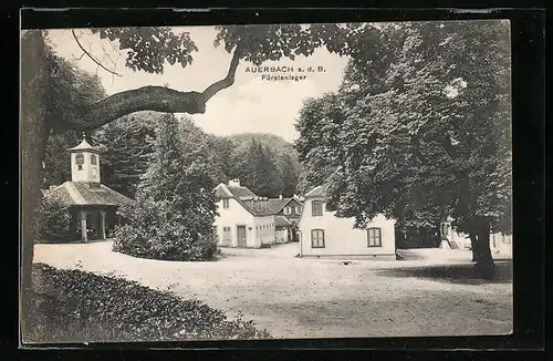 AK Auerbach a. d. B., Ansicht vom Fürstenlager