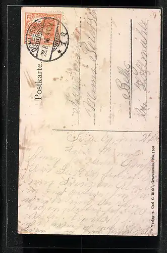 AK Sieseby, Hermann Ehrich`s Gasthof, Bäckerei und Durchfahrt zur Stallung