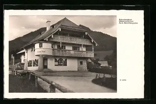 AK Au b. Berchtesgaden, Gasthaus Schusterhäusl