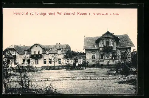 AK Rauen b. Fürstenwalde, Pensionat Erholungsheim Wilhelmshof