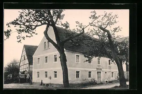 AK Schleben b. Mügeln, Gasthof Schleben