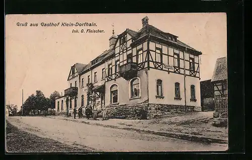 AK Klein-Dorfhain, Gasthof Klein-Dorfhain von G. Fleischer