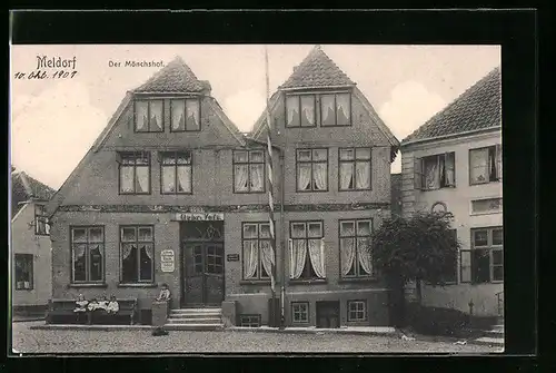 AK Meldorf, Gasthaus Mönchshof der Gebr. Voss