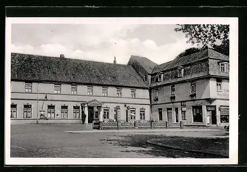 AK Nordenham i. O., Hotel Friesischer Hof, Besitzer: E. Mahlstedt