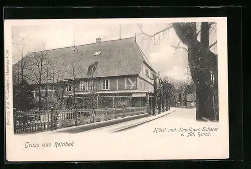 AK Reinbek, Hôtel und Landhaus Scherer v. Ad. Renck