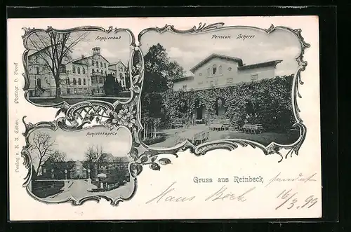 AK Reinbeck, Pension Scherer, Sophienbad, Schlosskapelle