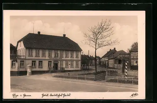 AK Elz i. Hann., Hotel Deutsches Haus C. Temme