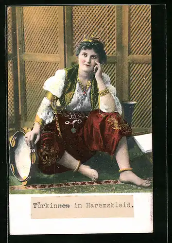 AK Türkin im Haremskleid