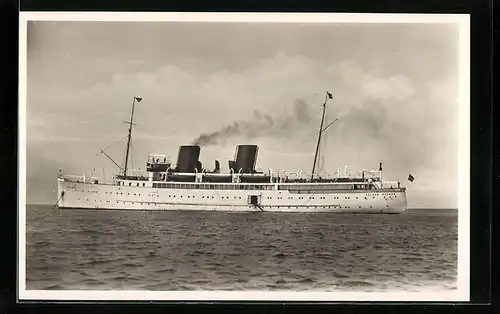 AK Passagierschiff Schnelldampfer Roland vor Anker