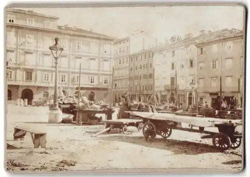 28 Fotografien unbekannter Fotograf, Venedig, Baron Hilmar von dem Bussche in Venedig, Gondel, Kriegsschiff, 1900