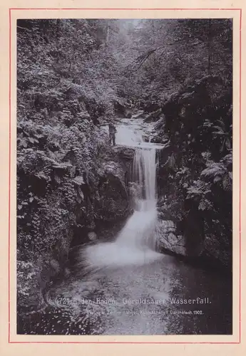 Fotoalbum 18 Fotografien Zedler u. Vogel, Darmstadt, Ansicht Baden-Baden, Bahnhof, Conversationshaus, Postplatz, Kapelle