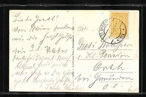 AK Wien, Griechenbeisl, Aussen- und Innenansicht