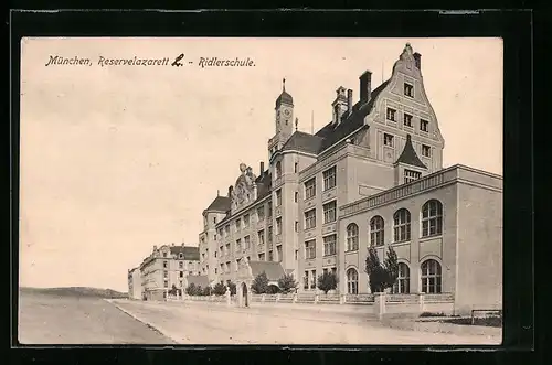 AK München, Reservelazarett L.-Ridlerschule