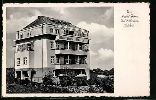 AK Bad Wildungen, Hotel Haus Bartel-Heinze