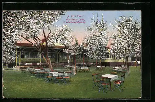 AK Lühe, J. H. Cohrs Fährhaus, 2. Landungsbrücke