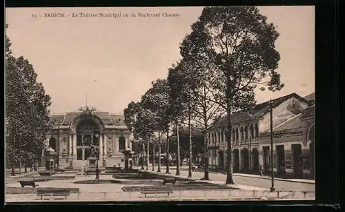 AK Saigon, Le Théâtre Municipal vu du Boulevard Charner