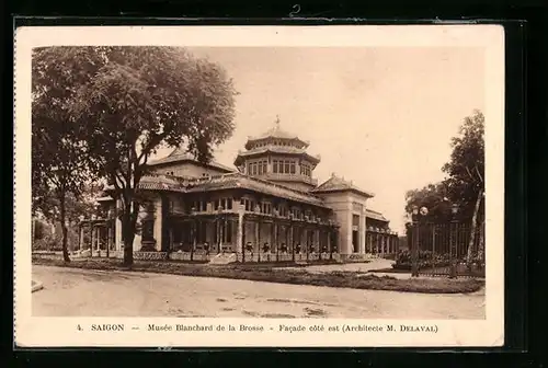 AK Saigon, Musée Blanchard de la Brosse, Facade côté est