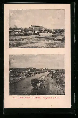 AK Bac-Lieu, Vue générale et Marché