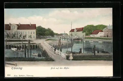 AK Tönning, Blick auf den Hafen