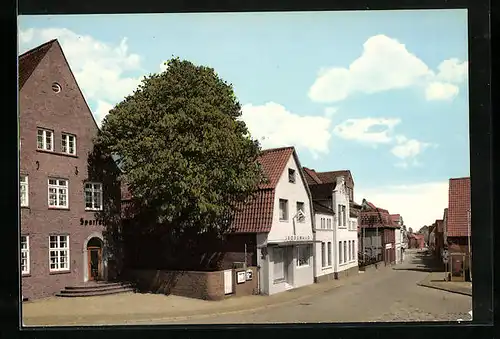 AK Garding /Eiderstedt, Markt und Engelstrasse