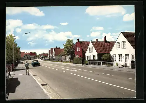 AK Garding /Eiderstedt, Blick in die Süderstrasse