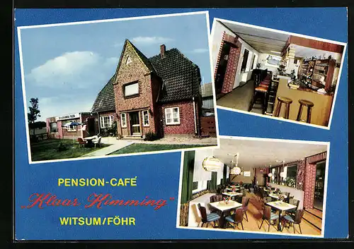 AK Witsum /Föhr, Pension-Cafe Klaar Kimming