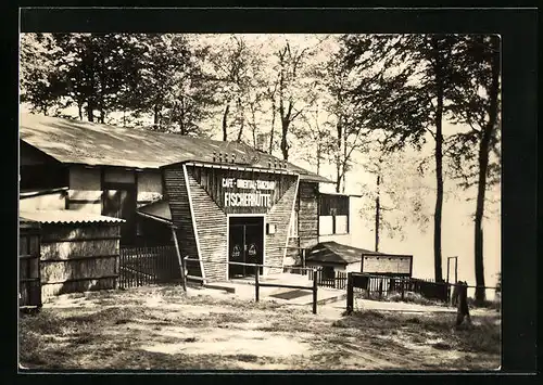 AK Ückeritz /Usedom, Cafe und Tanzbar Fischerhütte