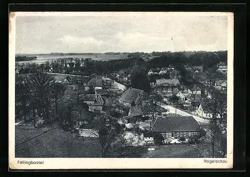 AK Fallingbostel, Ortsansicht aus der Vogelschau