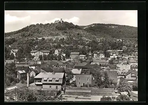 AK Bad Blankenburg /Thür. Wald, Teilansicht der Ortschaft