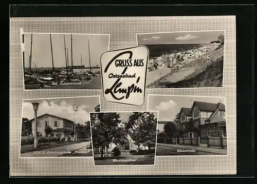 AK Zempin, FDGB-Erholungsheim Frieden, Waldstrasse