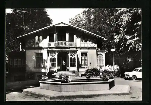 AK Bad Stuer, Schulungs- und Ferienheim der Staatsbank der DDR, Parkhaus