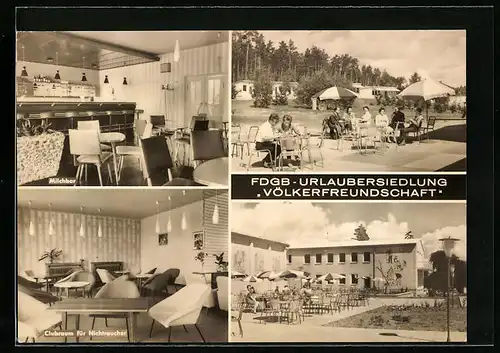 AK Klink / Müritz, FDGB-Urlaubersiedlung Völkerfreundschaft