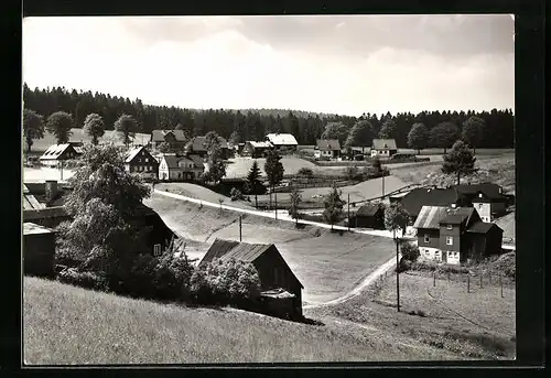 AK Morgenröthe-Rautenkranz /Vogtl., Teilansicht mit Zeughaus