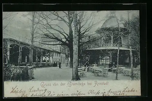 AK Arnstadt, Gasthof Eremitage