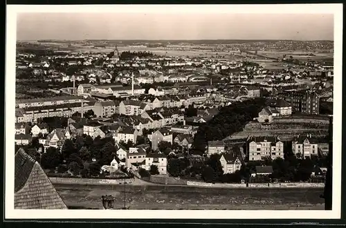Fotografie Brück & Sohn Meissen, Ansicht Meissen-Zscheila, Blick auf den Ortsteile mit Neubausiedlung