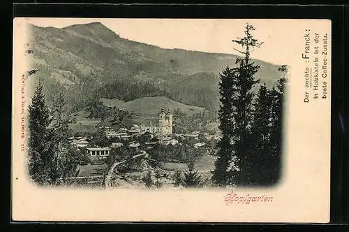 AK Hopfgarten, Teilansicht mit Kirche