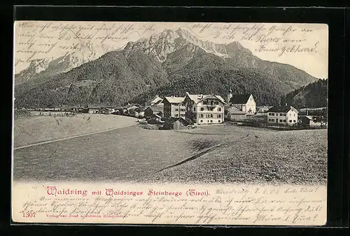 AK Waidring, Ortspartie und Waidringer Steinberge