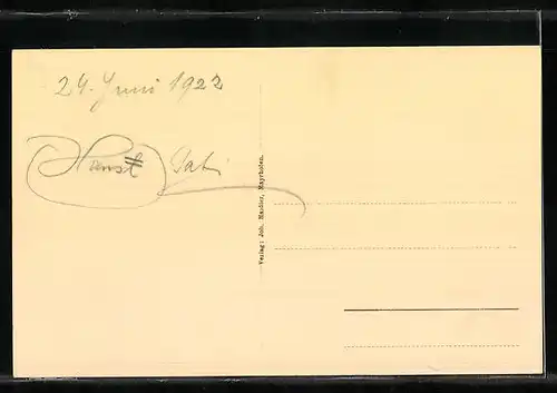 AK Ginzling /Zillertal, Gasthof Kröll Alt-Ginzling und Kirche