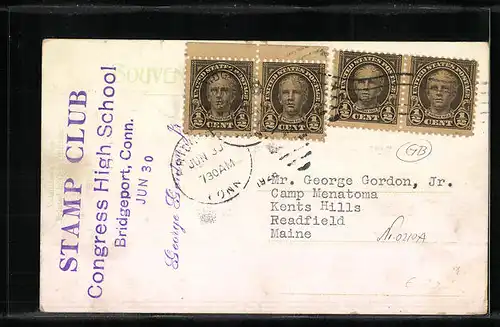 AK Glasgow, Great Western Road at Botanic Gardens, Strassenbahn