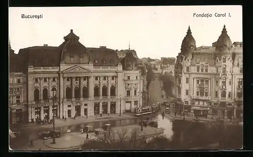 AK Bucuresti, Fondatja Carol I., Strassenbahn