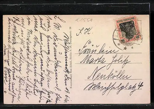 AK Wustermark, Ortspartie mit Kindern