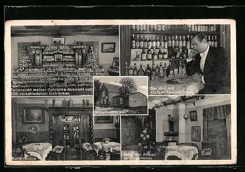 AK Hindorf, Bauernschänke, Bes.: H. A. Jaufmann, Wirt mit einigen Spezialitäten