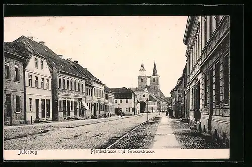 AK Jüterbog, Pferdestrasse und Grossestrasse