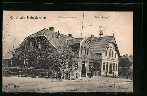 AK Hohenkirchen, E. Onnens Gasthaus und Kaiserl. Postamt