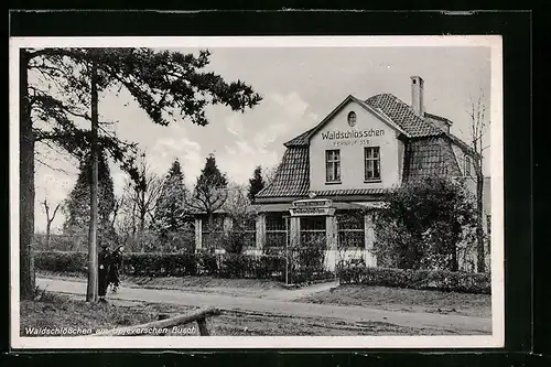 AK Addernhausen, Gasthaus zum Waldschlösschen, Besitzer: H. Ihnken